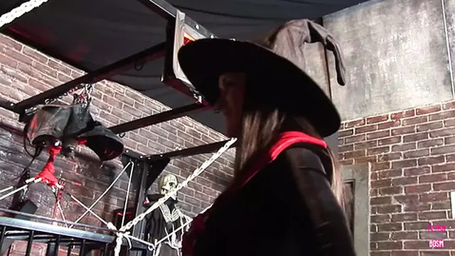 This Brunette Vixen Was Talking to Her Man When a Witch Came and Fucked Them