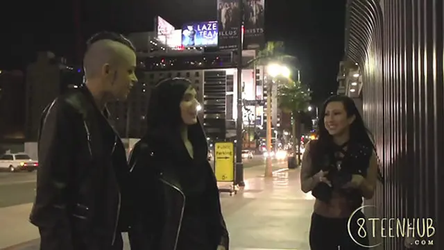 8teenhub - Leigh Raven, Lily Lane, and Nikki Hearts Lesbian Threesome