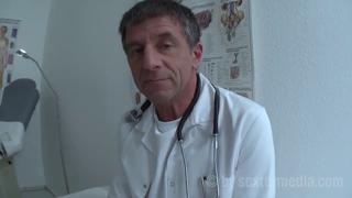 'Sassy brunette newbie docs up for nasty treatment during gynecologist appointment'