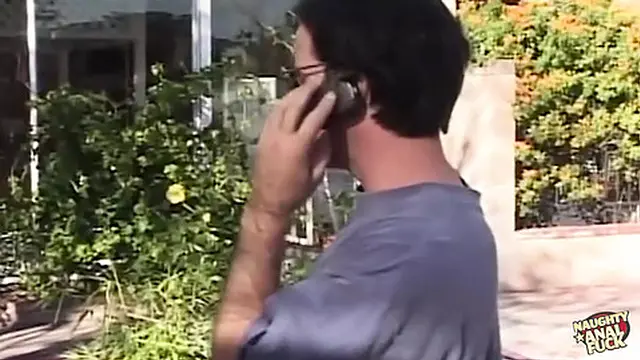 Using Fingering and Dildos, the Blonde Gets Ready to Accept His Enormous Cock 