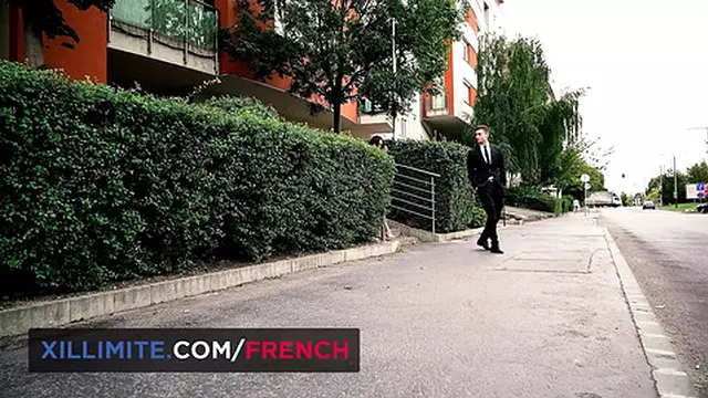 Two dicks in her big tits &mdash;  boss and secretary