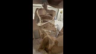 Two Russian Chères Devouring Guy's Schlong and Backdoor Delights