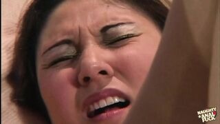 Double Facials & Anal👌 Threesome Leave This Baby Sated