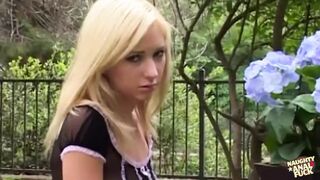 Two dudes, one babe, outdoors, threesomes and enormous cocks
