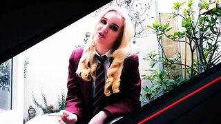 'Two Educated Coeds Give Oral😜 Sex To Their Professor Before Eagerly Sharing Semen'