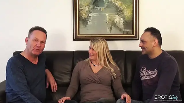 milf desires ménage à trois with closest acquaintance post-fatherly