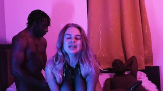 Bonnie, Blake, Rockhardo Cuckolding Action