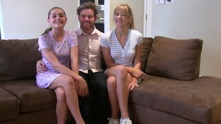Two Strip Teasers Giving Matt Hot Blowjobs & Quickies