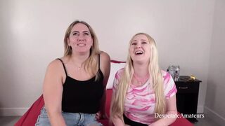 Amateur Bratty & Emma Get Huge Tit Teasers