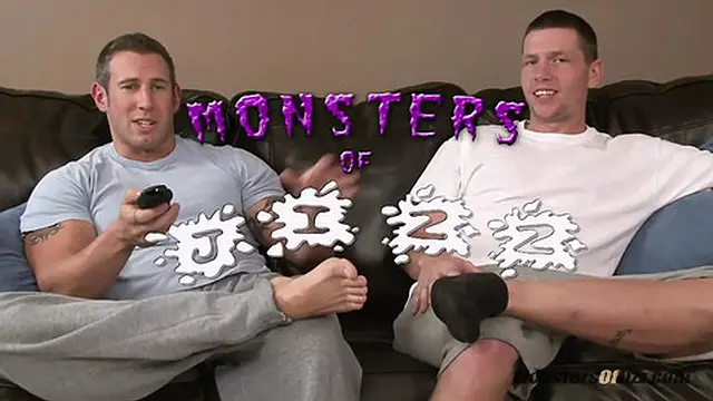 MILF Cock Slut Sucks off Two College Guys