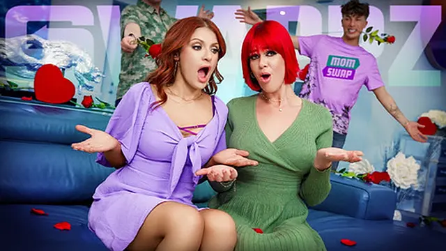 milf Flirtation: Elise and Samantha Enjoyed by Hot boyfriends on Valentine’s Day ???