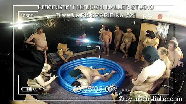 Gangbang with amateur girl Adrienne Kiss - Trailer 1