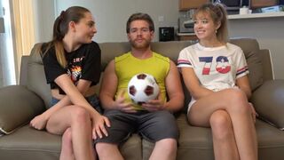 Strip Soccer Heat: Beginners River & Derek Unleashed