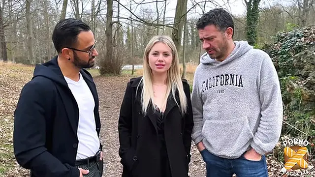 Blonde Georgia Enjoyed Dual Penetration