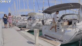  Busty Beauty & Kesha Ortega Enjoy Intimate Moments on the Boat