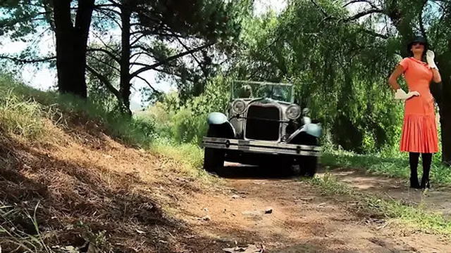 Madelyn and Natasha Ride Clide′s Dick🌭 Outdoors in Triplet Fun