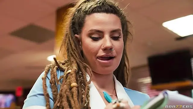 Lucy Foxx and Indica Flower at the Diner