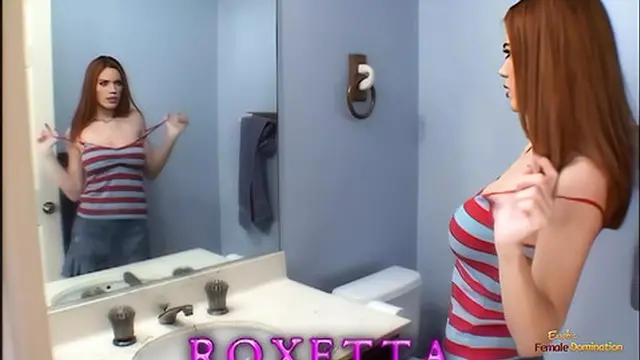 The gorgeous redhead lets two guys fill every spot and enjoys every moment