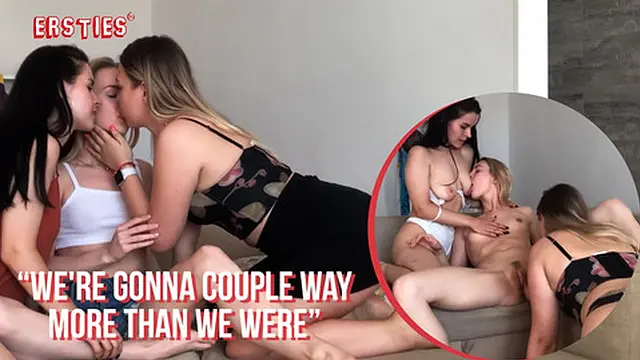 Three hot girls enjoy a wild lesbian encounter together
