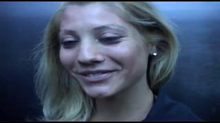 Blonde Sofi's Racy Makeup Smeared by Two Thick Dicks' Cum