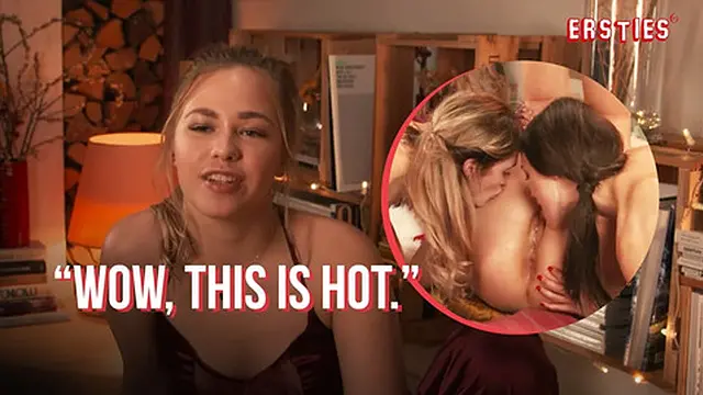 Hot Blonde Babe Gets Pleasured By Two Strapons