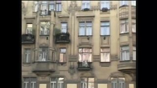 Wonderful Brunette Gets Her Hairy Pussy Shaved and Then Fucks Two Huge Cocks