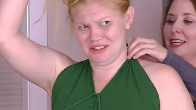 Bearded man joins Julie and Belle for a wild Strip High Card session