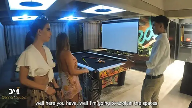 Three-way with two hot nymphomaniacs - Danner Mendez - Alicia Trece - Mimi Boliviana