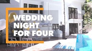 Unforgettable Wedding Fuck Session with Three Babes Gianna Dior, Kristen Scott and Jade Kush - Its POV
