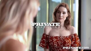 Private com - Lynna Nilson and Bonni Gee eat from the same plate