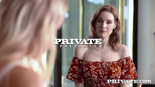 Private com - Lynna Nilson and Bonni Gee eat from the same plate