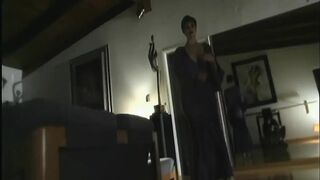 Threesome Fuck with Dildo, Balls in the Asshole and Cunt