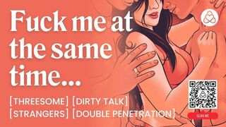 ASMR Audio Porn: Threesome MMF with Strangers in an Open Relationship – DP, Anal Sex & Dirty Talk – Erotic Audio