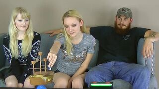 The loser eagerly pleases Trace as she explores his body