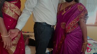 Housewifes threesome roleplay fucking