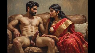 Desi girlfriend alone at home she calls her bestfriends to have some hot sex
