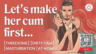 ASMR Audio Porn: First Time Bisexual FFM Threesome at Home with Finger Play & Rough Sex – Erotic Audio