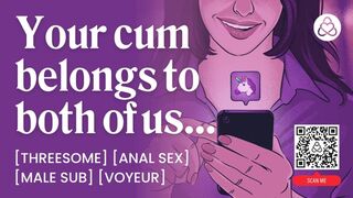 ASMR Audio Porn: Bisexual FFM Threesome in an Open Relationship – Anal Sex, & Oral – Erotic Audio Story
