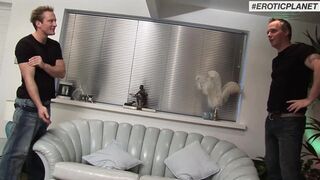 Two girls get their holes filled by two dicks