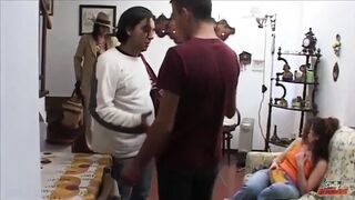 Young man sells horny MILF and enjoys making her cum