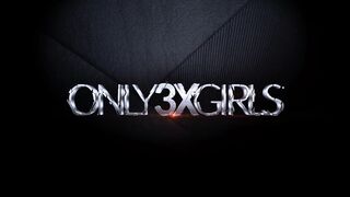 Tara Morgan, Catie Parker, and Ember Stone having a lesbian evening