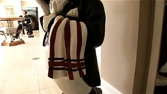 Interracial Threesome for a Black Pussy Slammed by Black and White Cocks