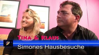 Hot blonde German sluts sharing sperm after a hot threesome