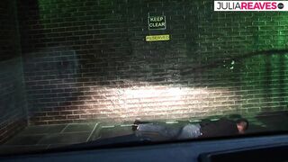 Blonde spreads legs as lover fucks her tight pussy deep