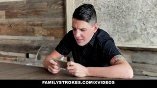 Twins' Big Dicks Tease Leda Lothario's Pretty Face