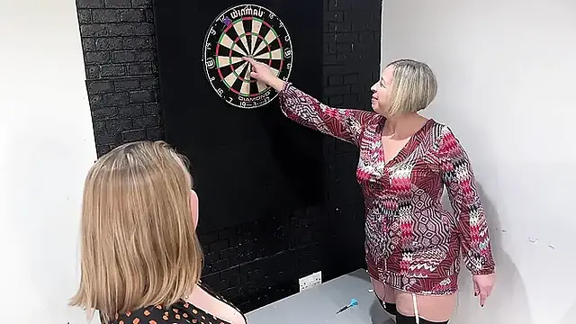 Strip Darts Fuck Threesome
