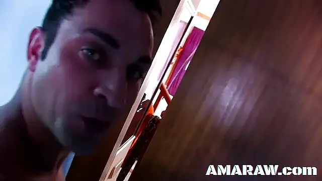 Double penetration for blonde Nicole Pearl and her two big cock lovers