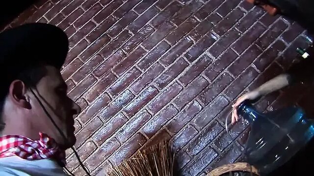 The girls are riding their cowboy