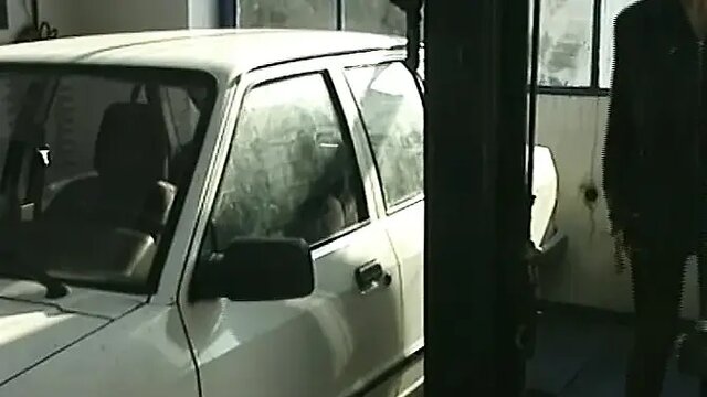 German Babe Double Penetrated in Fetish Threesome