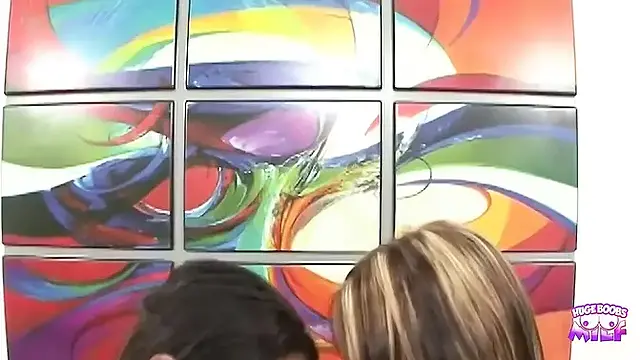 Spicy brunette brings her curvy friend for a hot and steamy threesome hammer 